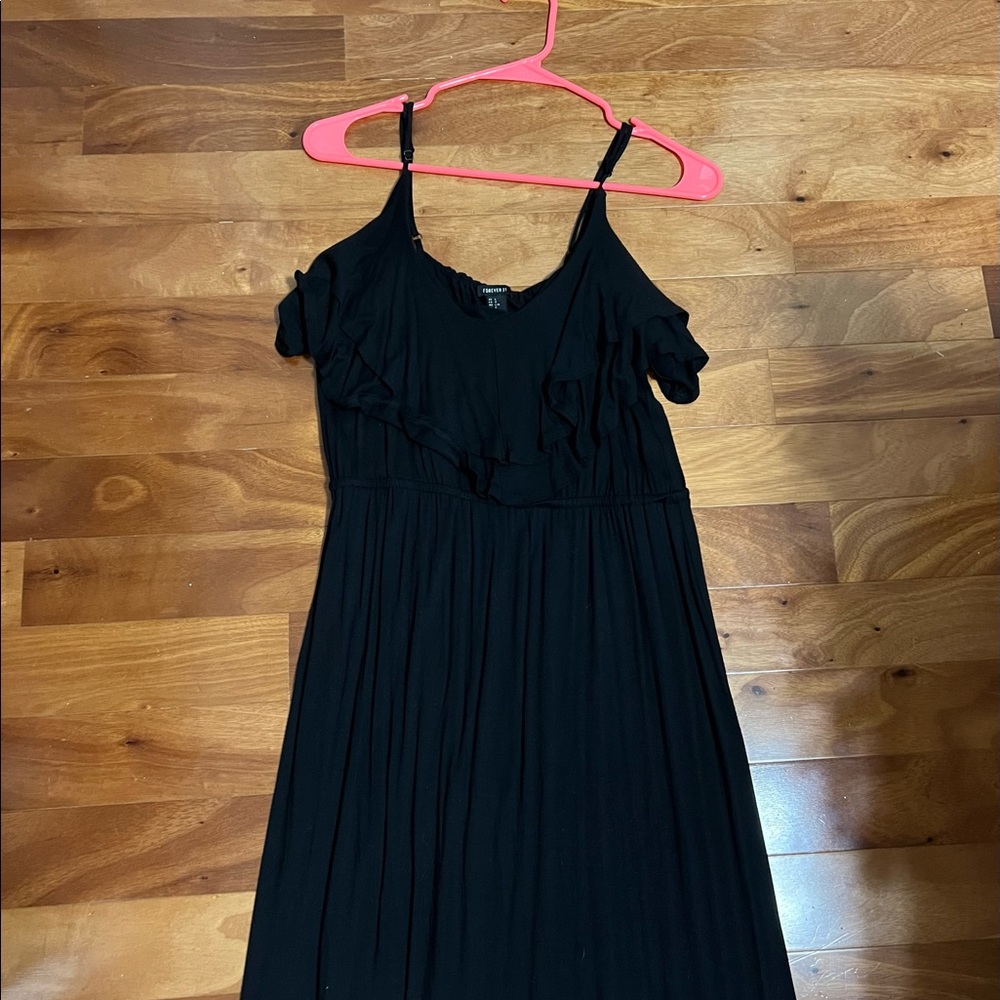 Black Forever 21 maxi dress